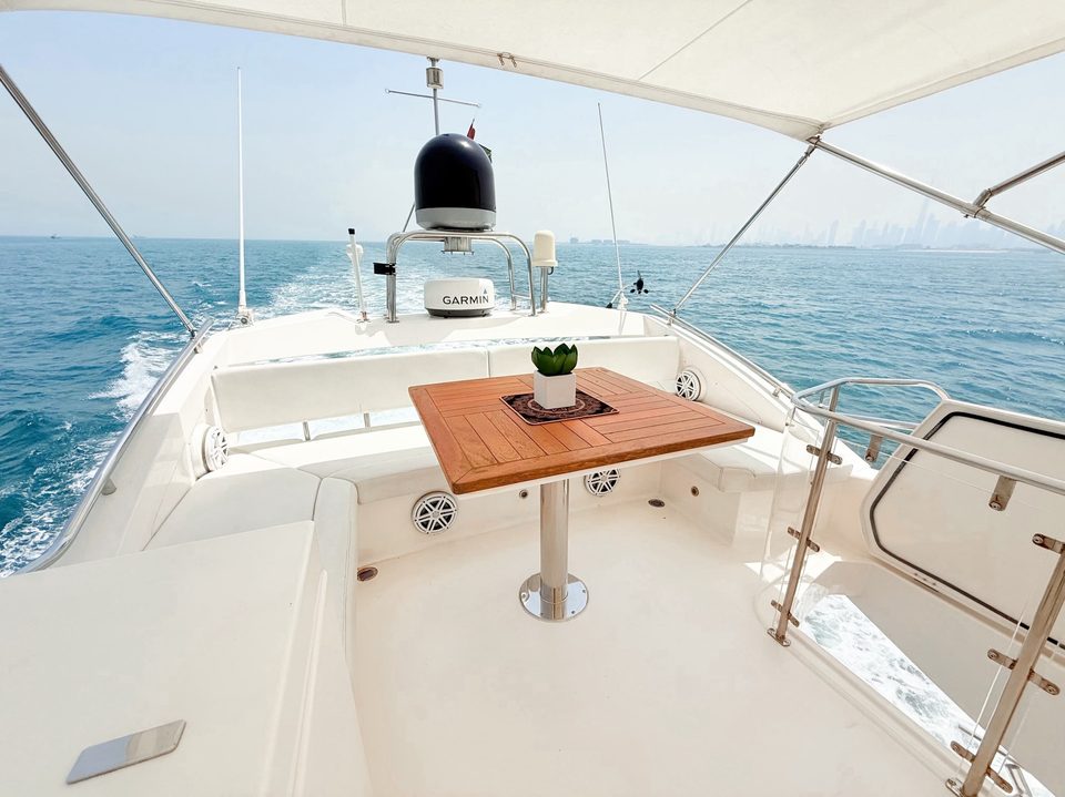 Majesty 48 yacht for rent in Dubai