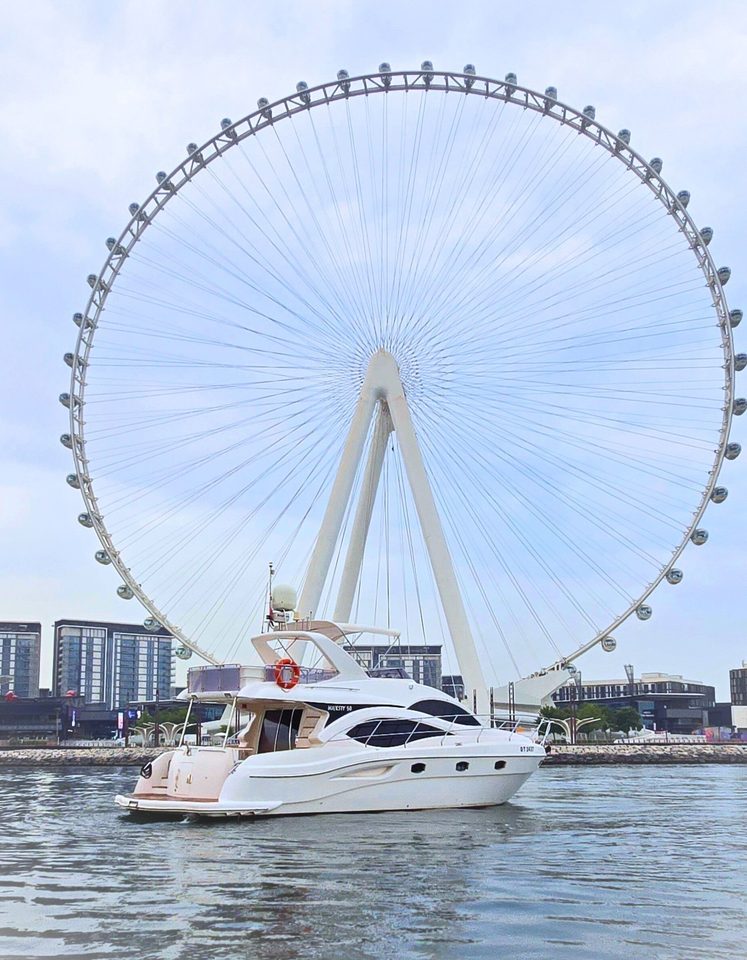 Majesty 50 yacht for rent in Dubai