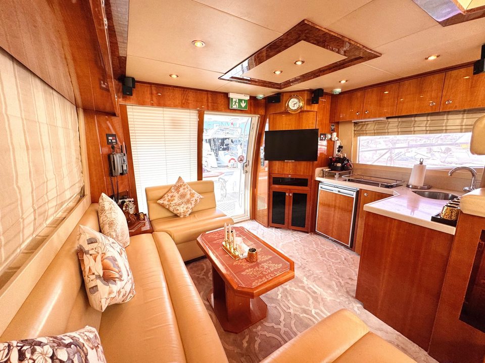 Majesty 48 yacht for rent in Dubai