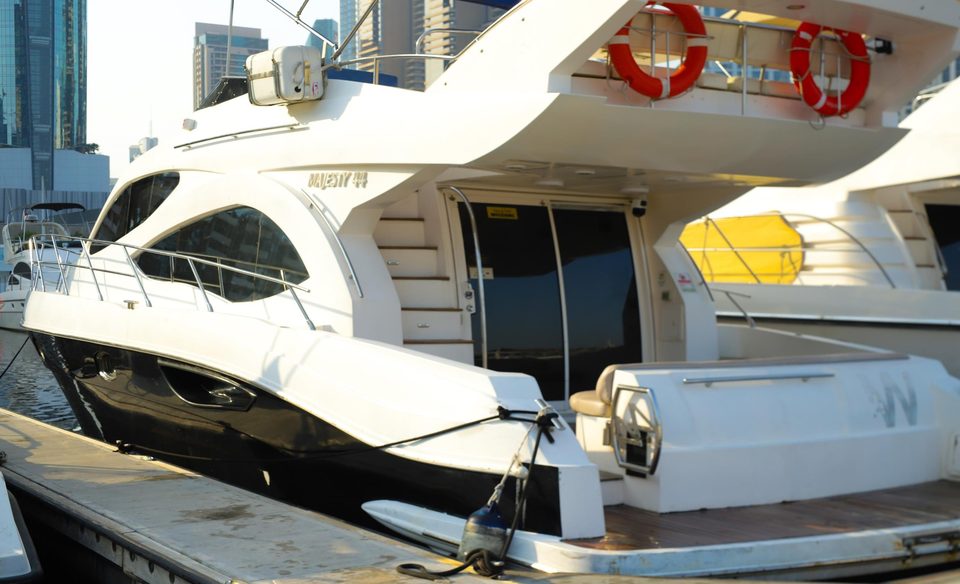 Majesty 44 yacht for rent in Dubai