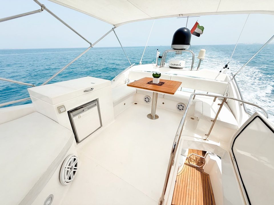Majesty 48 yacht for rent in Dubai